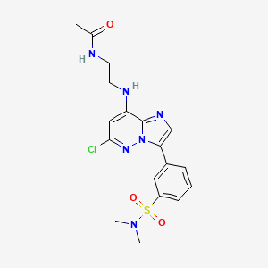 Chemical structure of MI 14