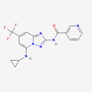 Chemical structure of MSC 2032964A