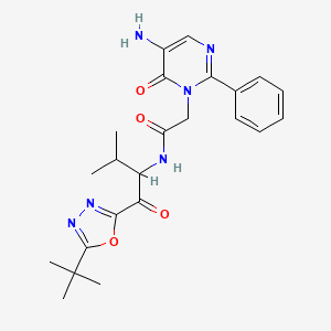 Chemical structure of ONO 6818