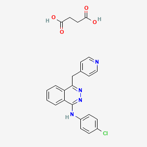 Chemical structure of Vatalanib succinate