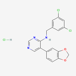 Chemical structure of ML 315 hydrochloride