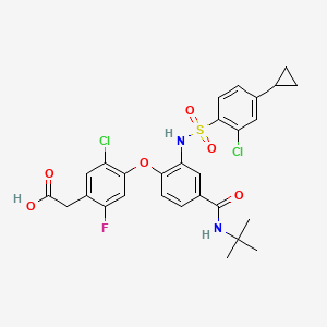 Chemical structure of AMG 853