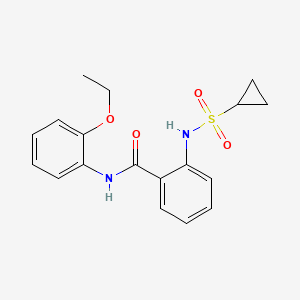 Chemical structure of ML 382