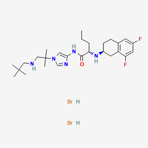 Chemical structure of PF 3084014 hydrobromide