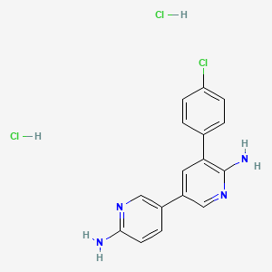 Chemical structure of PF 06260933 dihydrochloride