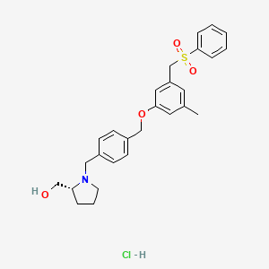 Chemical structure of PF 543 hydrochloride