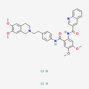 Chemical structure of Tariquidar dihydrochloride