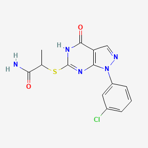Chemical structure of HS 38