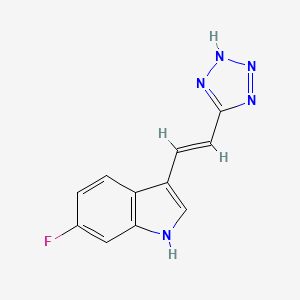 Chemical structure of LM 10