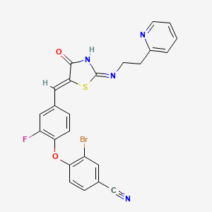 Chemical structure of JNJ DGAT2-A