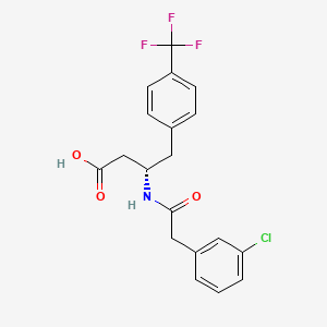 Chemical structure of CATPB