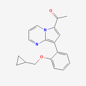 Chemical structure of TP 472N