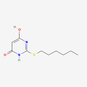 Chemical structure of ZQ 16