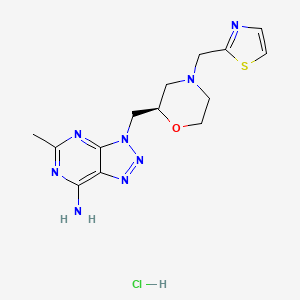 Chemical structure of PF 04671536 hydrochloride