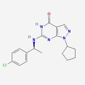 Chemical structure of (S)-C33