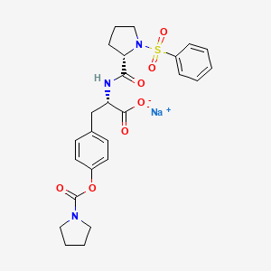 Chemical structure of BOP