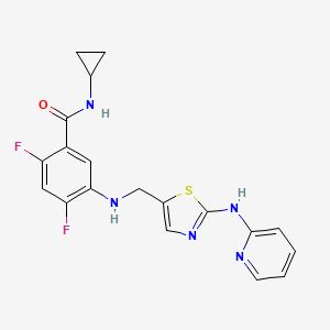 Chemical structure of BMS 605541