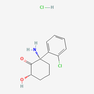 Chemical structure of 2S,6S-Hydroxynorketamine hydrochloride