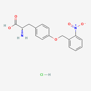 Chemical structure of NB-caged Tyrosine hydrochloride