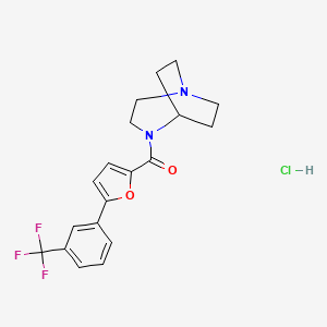 Chemical structure of NS 6740