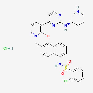 Chemical structure of AMG 18 hydrochloride