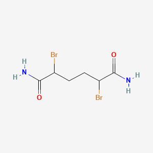 Chemical structure of DBHDA