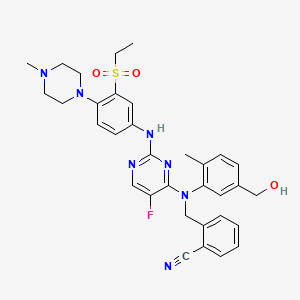 Chemical structure of AZ 13705339