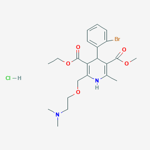 Chemical structure of UK 59811 hydrochloride