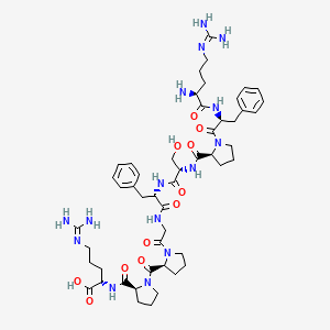 Chemical structure of Retrobradykinin