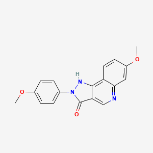 Chemical structure of PZ-II-029