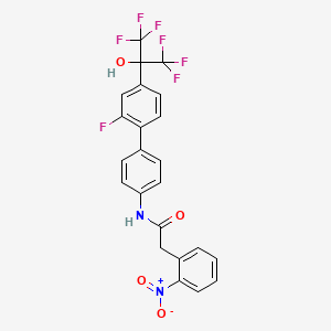 Chemical structure of XY 018