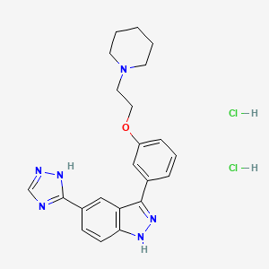 Chemical structure of CC 401 dihydrochloride