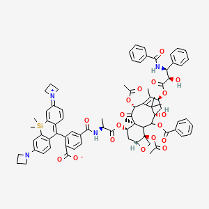 Chemical structure of Taxol Janelia Fluor 646