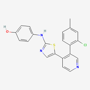 Chemical structure of CRT 0105950