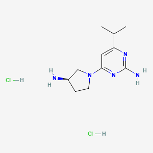 Chemical structure of JNJ 39758979 dihydrochloride