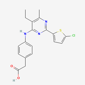 Chemical structure of A 33