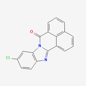 Chemical structure of 10-Cl-BBQ