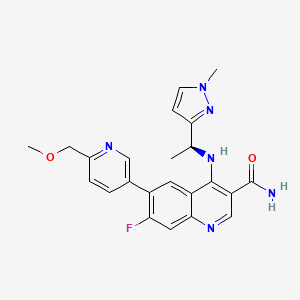 Chemical structure of AZ 5704
