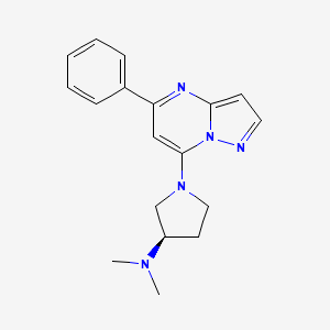 Chemical structure of (R)-ZINC 3573