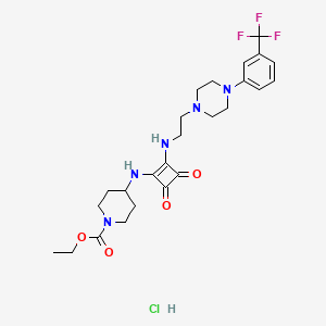Chemical structure of Squarunkin A hydrochloride