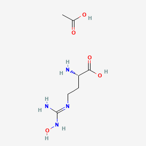 Chemical structure of Nor NOHA monoacetate