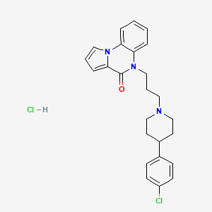 Chemical structure of JMS 17-2 hydrochloride
