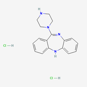 Chemical structure of DREADD agonist 21 dihydrochloride