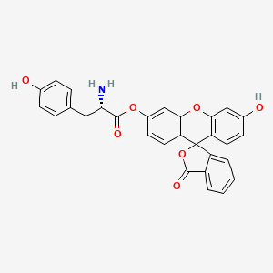 Chemical structure of Fluorescein Tyramide