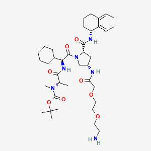 Chemical structure of A 410099·1 amide-PEG2-amine