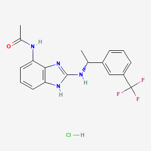 Chemical structure of AP14145 hydrochloride
