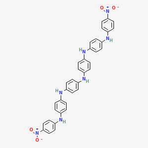 Chemical structure of Janelia Fluor 549, Tetrazine