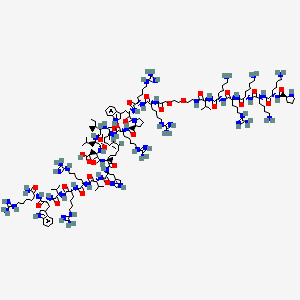 Chemical structure of NLS-StAx-h