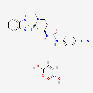 Chemical structure of Glasdegib Maleate