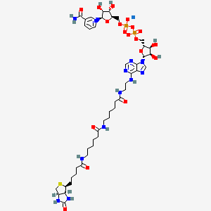 Chemical structure of Biotin-LC-NAD+